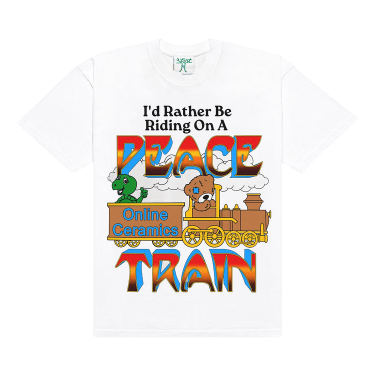 Online Ceramics Dreaming About The World As One Tee "White"