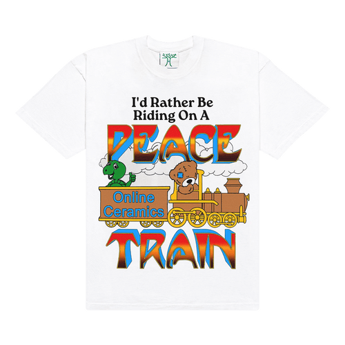 Online Ceramics Dreaming About The World As One Tee "White"