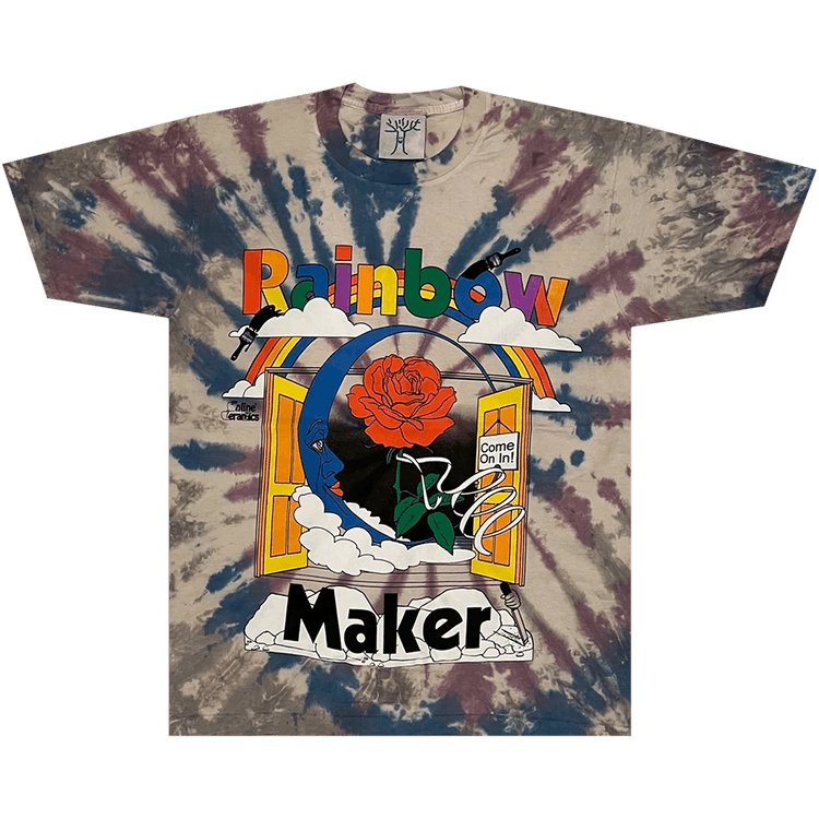 Online Ceramics I"m A Rainbow Maker Tee "Tie Dye'