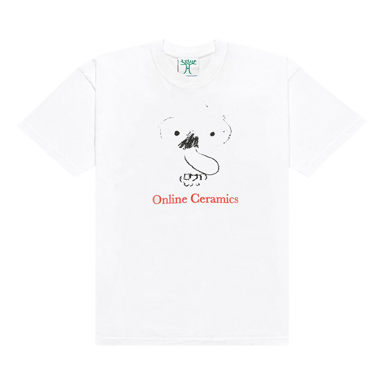 Online Ceramics Face Tee "White"