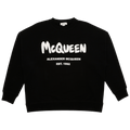Alexander McQueen Graffiti Sweatshirt "Black/White"
