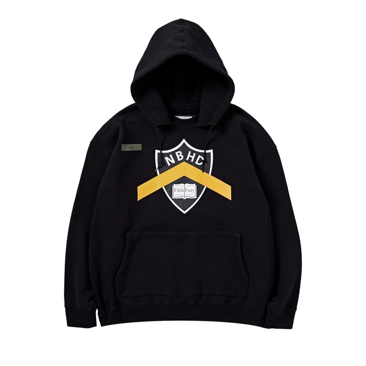 Neighborhood Crew Hooded Sweatshirt "Black"