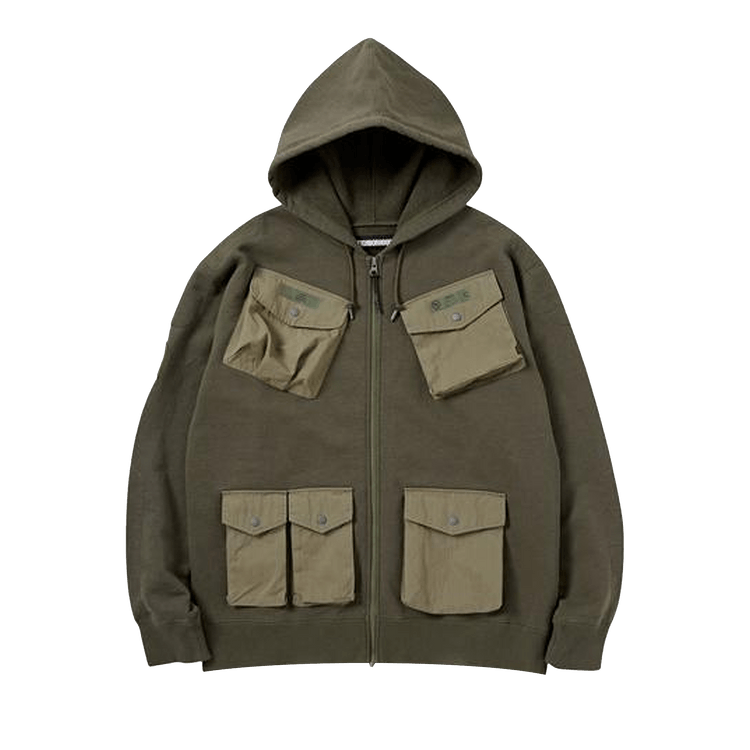 Neighborhood MVP Zip Hoodie "Olive Drab"