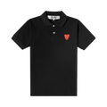 Comme des Garçons PLAY Heart Logo Polo "Black"