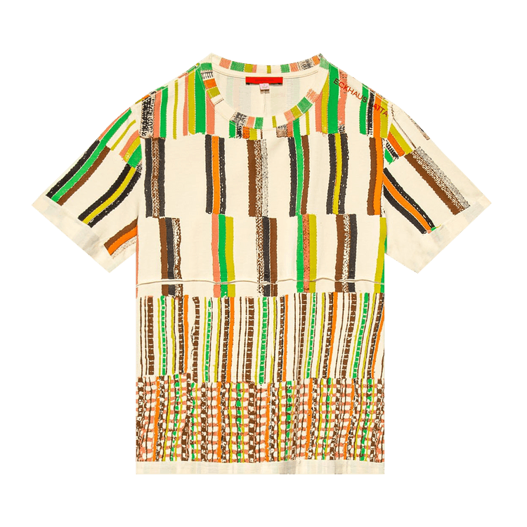 Eckhaus Latta Lapped Tee "Super Striper"