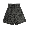 GANNI Ripstop Quilt Shorts "Black"