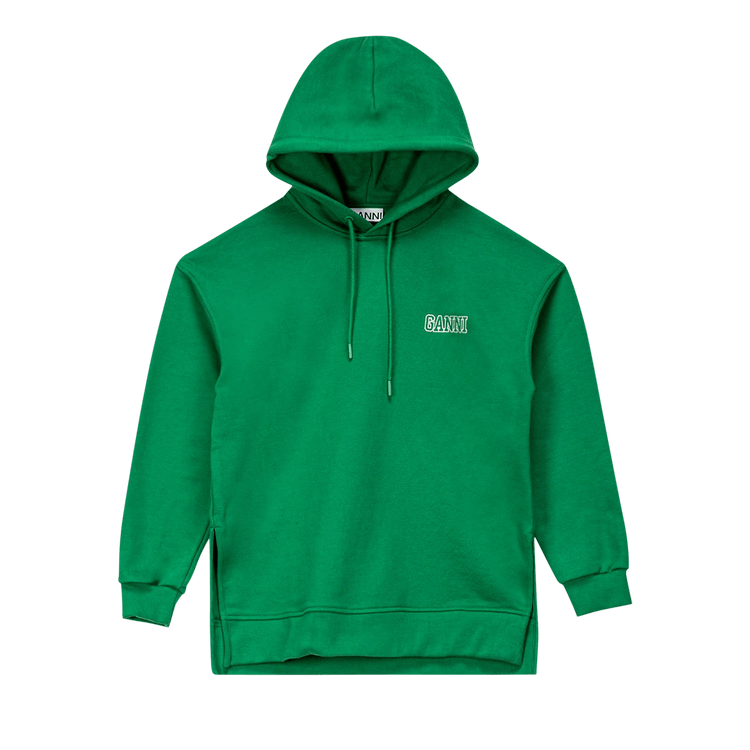 GANNI Software Isoli Oversized Hoodie "Kelly Green"