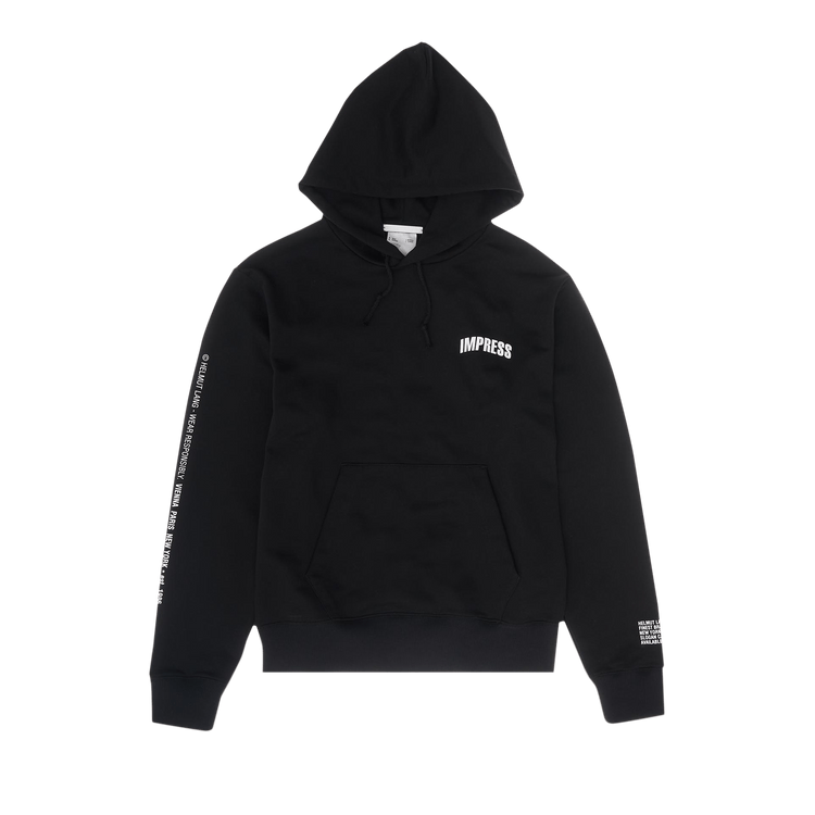 Helmut Lang Impress Hoodie "Basalt Black"