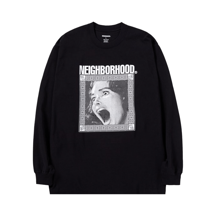Neighborhood Street Cleaner Long-Sleeve Tee "Black"