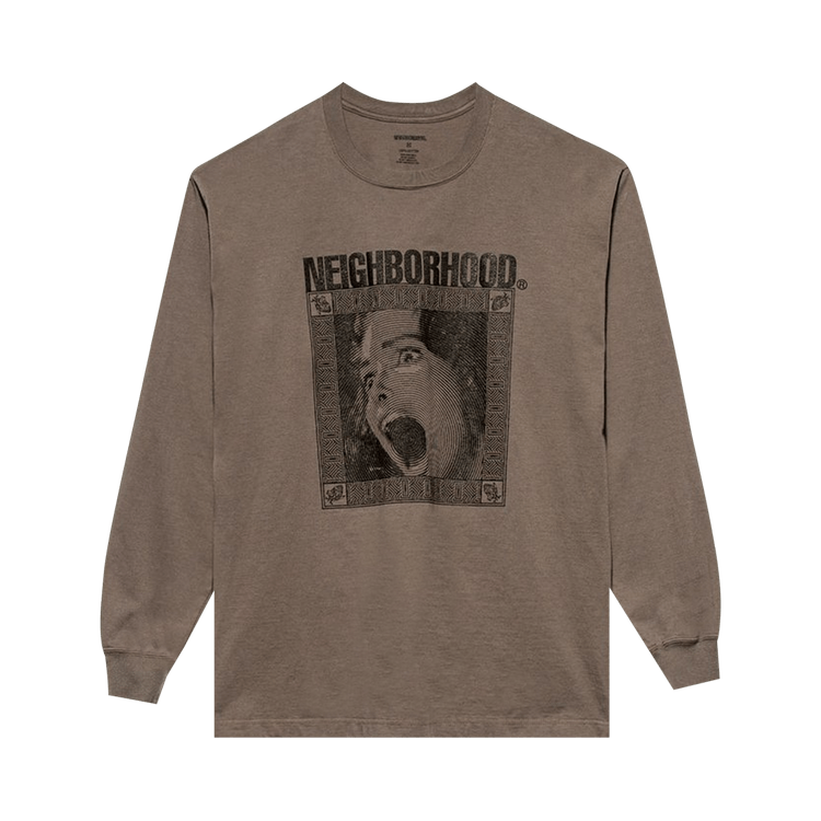 Neighborhood Street Cleaner Long-Sleeve Tee "Grey"