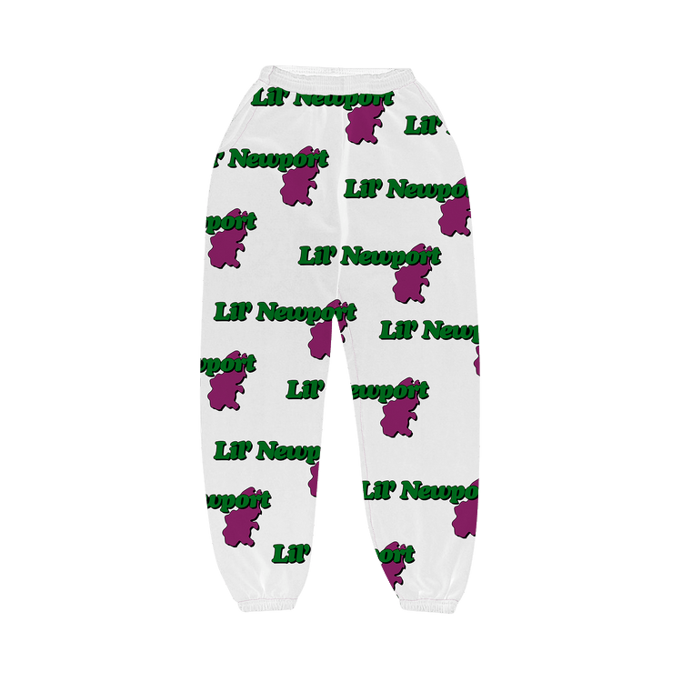 Vlone x Yams Day Lil' Newport Sweatpants 'White'