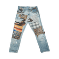 Kapital Happy Patchwork Tapered Denim "Indigo"