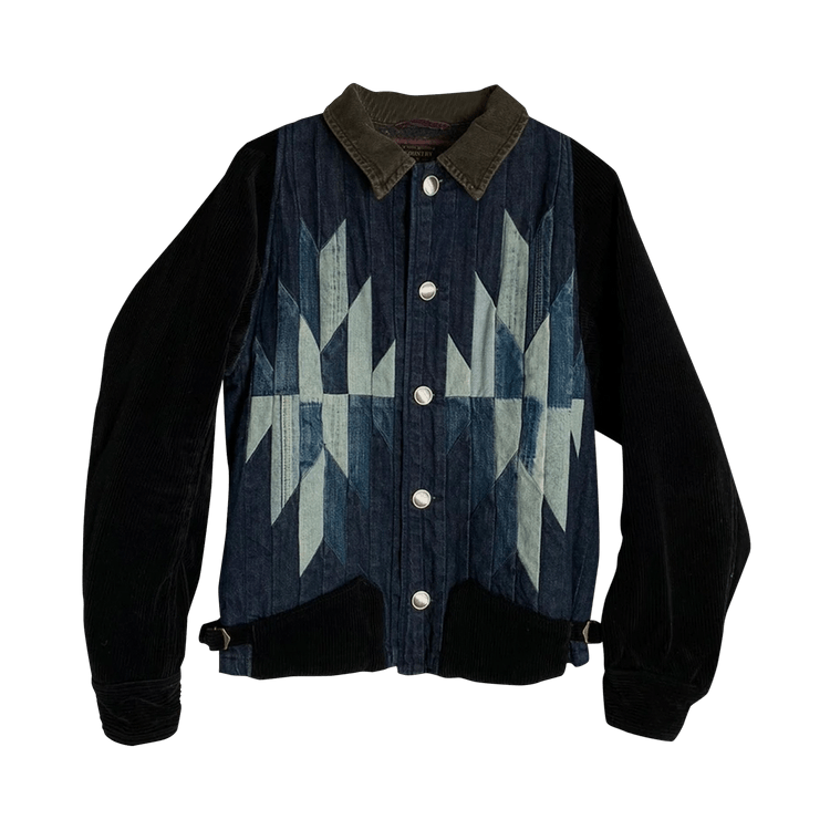 Kapital Ortega Patchwork Denim Jacket "Black"