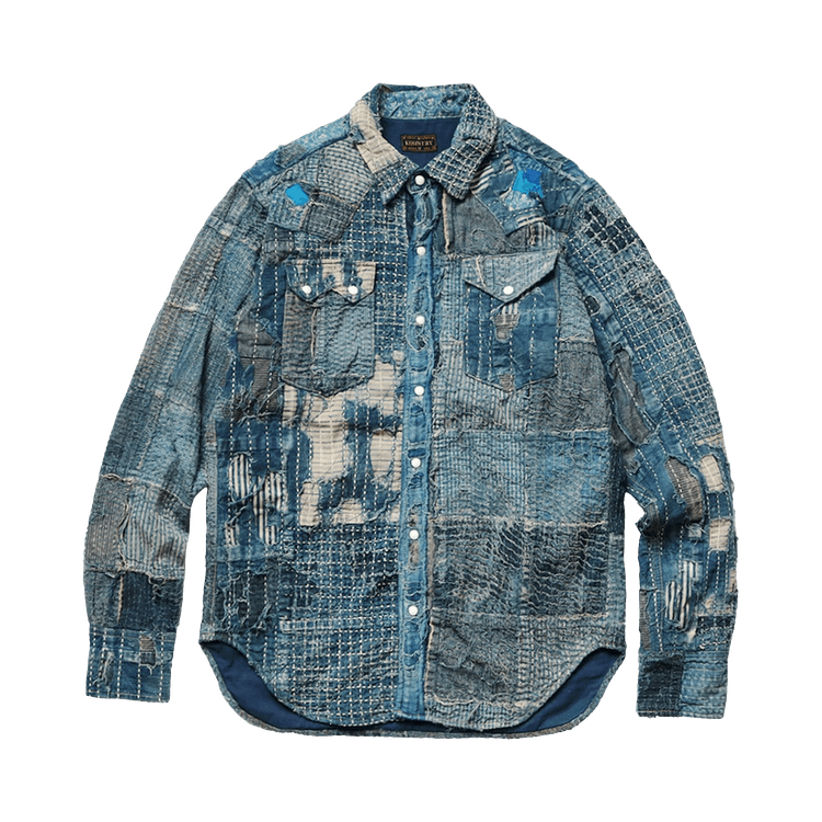 Kapital x Nora x Kaya Boro Western Shirt "Indigo"