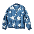 Kapital Linen Stars Baggy Bomber Jacket "Indigo"