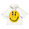Kapital Rain Smile Short-Sleeve Hoodie "White"