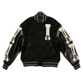 Kapital 40's Wool I-Five Varsity Jacket 'Black'