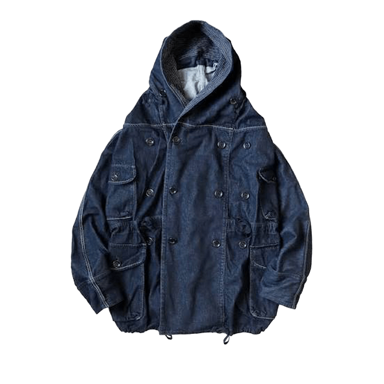 Kapital Denim Hooded Parka "Indigo"