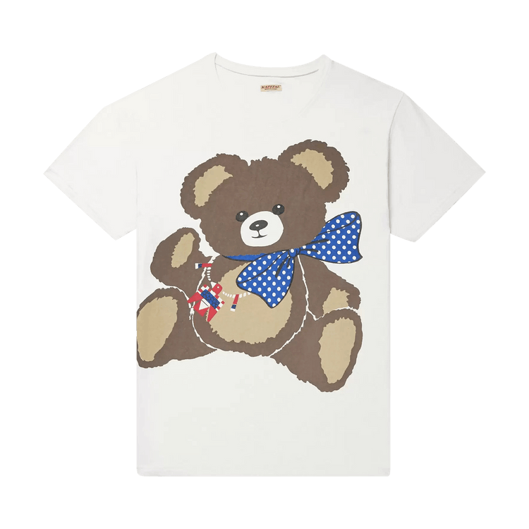 Kapital Teddy Bear T-Shirt "White"