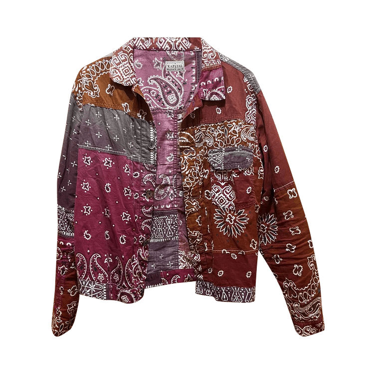 Kapital Kountry Paisley Bandana Jacket "Red"
