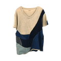 Kapital V-Neck Patchwork T-Shirt "Multicolor"