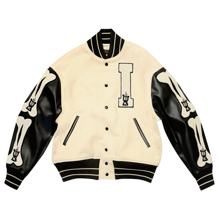 Kapital 40's Wool I-Five Varsity Jacket 'Kinari'