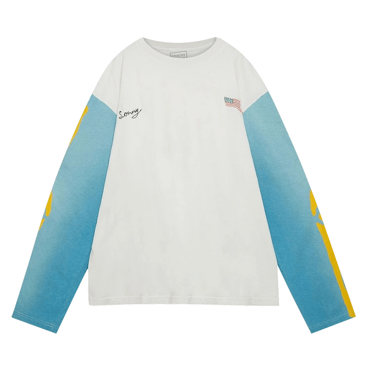 Kapital Sorry Bone Long-Sleeve T-Shirt "White"