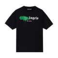 Palm Angels Milano Sprayed Logo T-Shirt "Black/Green"