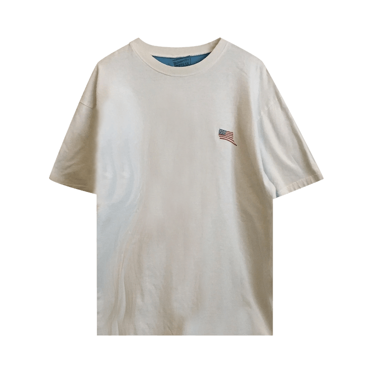 Kapital 2 Tone Big Tee "Ecru/Sax"