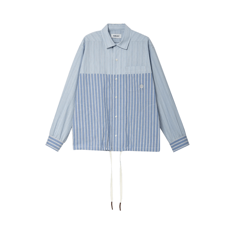 Ambush Striped Drawstring Shirt "Multicolor"