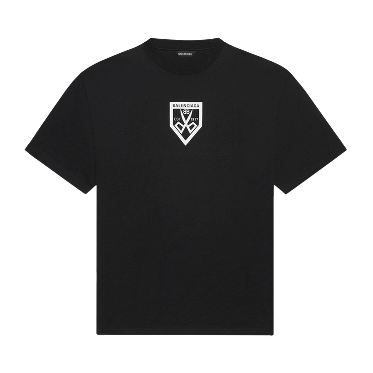 Balenciaga Scissors Flatground T-Shirt "Black/White"