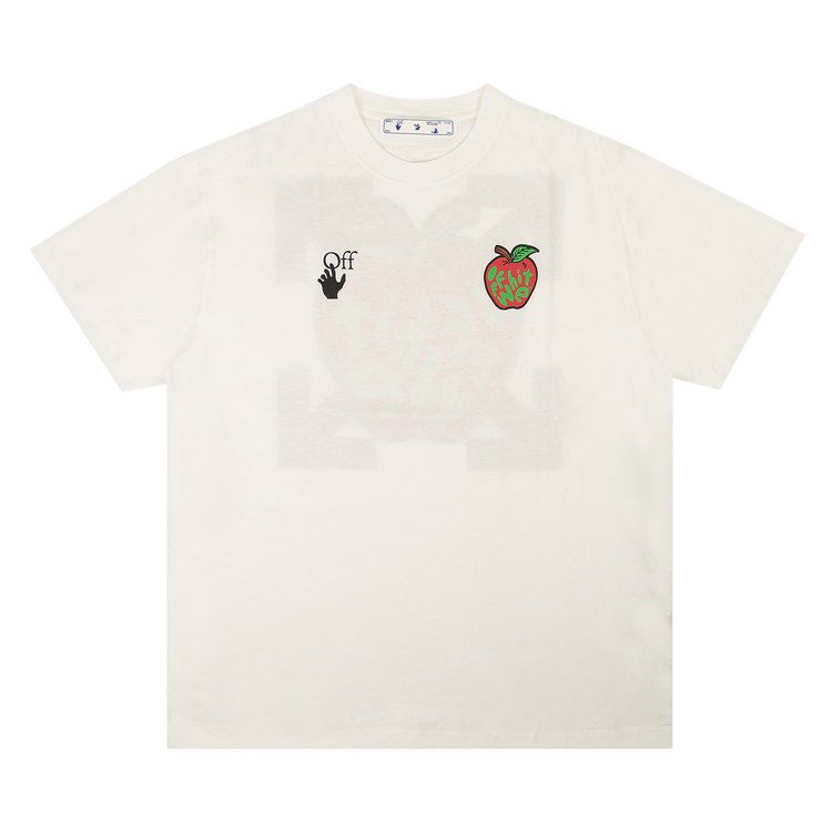 Off-White Apple Over Tee "White/Red"
