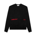 Ambush Crewneck Inserts Sweatshirt "Black/Red"