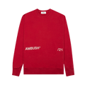 Ambush Crewneck Inserts Sweatshirt "Red/Off White"