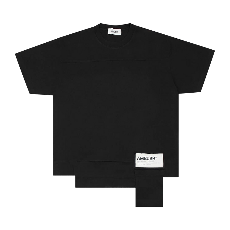Ambush Waist Pocket Jersey T-Shirt "Black/White"