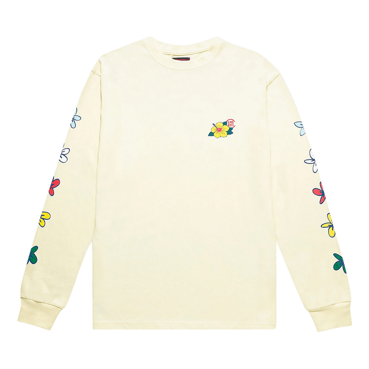 CLOT Flowers Pint Long-Sleeve Tee "Off White"