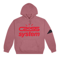 Cactus Jack by Travis Scott Cross System Hoodie "Washed Pink"