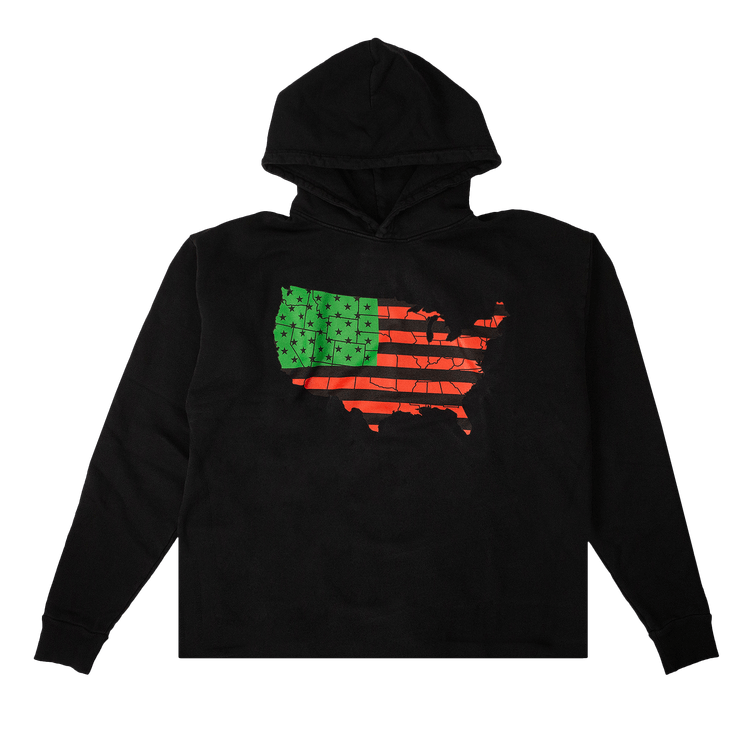 Vlone Flag Power Hoodie "Black"