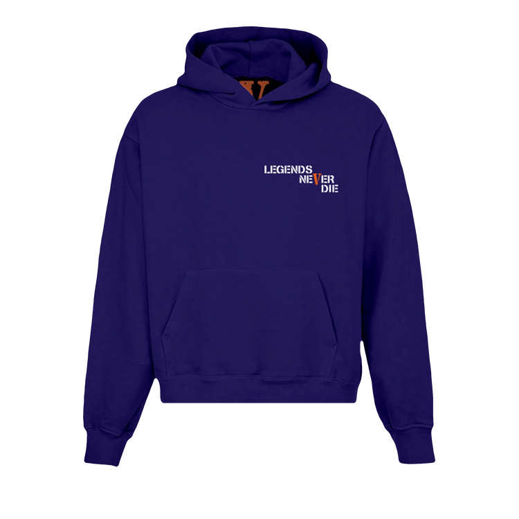 Vlone x Juice WRLD Legends Never Die Hoodie "Royal Blue"
