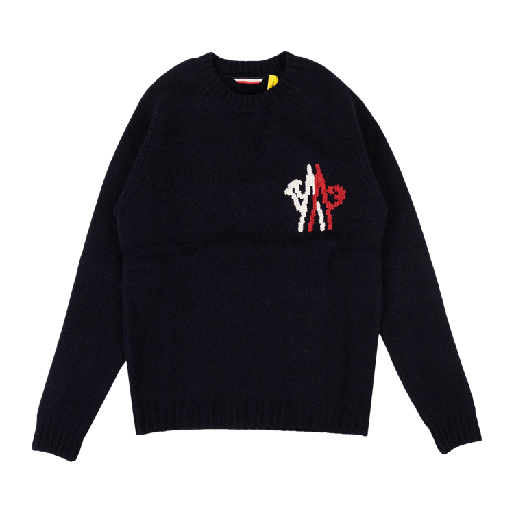 Moncler Genius Knit Logo Sweater "Navy"