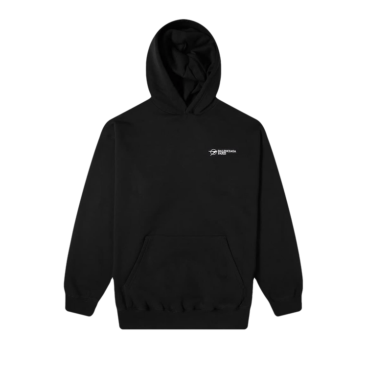 Balenciaga Large Fit Hoodie "Black"
