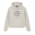 Balenciaga Paris Fashion Week Cropped Hoodie "Cement Grey/Black"