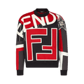 Fendi FF Logo Crewneck "Red/Black"