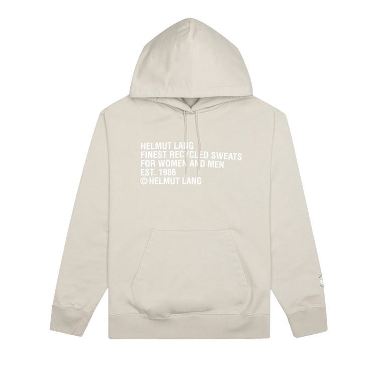 Helmut Lang Recycled Hoodie "Coastal Fog"