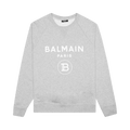 Balmain Printed Sweatshirt "Mottled Grey"