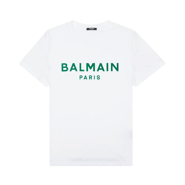 Balmain Flock T-Shirt "Blanco"