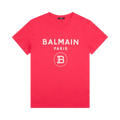 Balmain Cracked T-Shirt "Fushia"