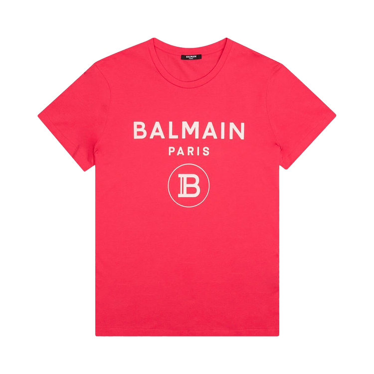 Balmain Cracked T-Shirt "Fushia"