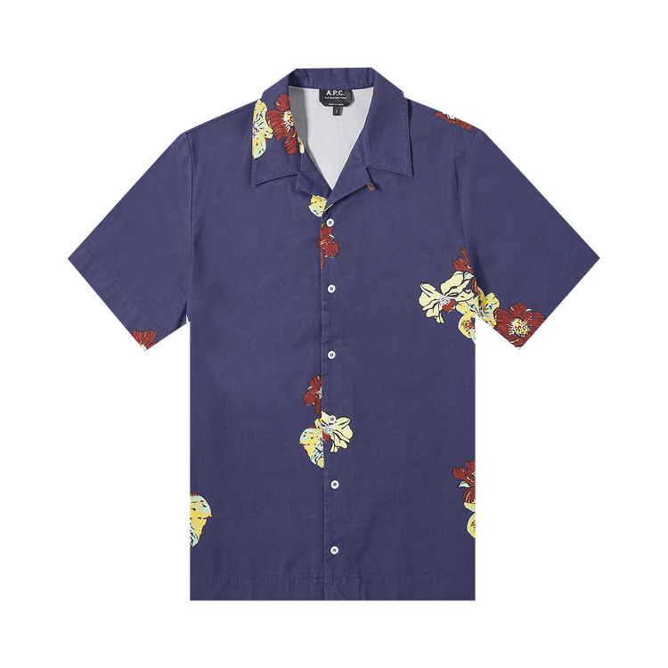 A.P.C. Louis Short-Sleeve Shirt "Dark Navy"