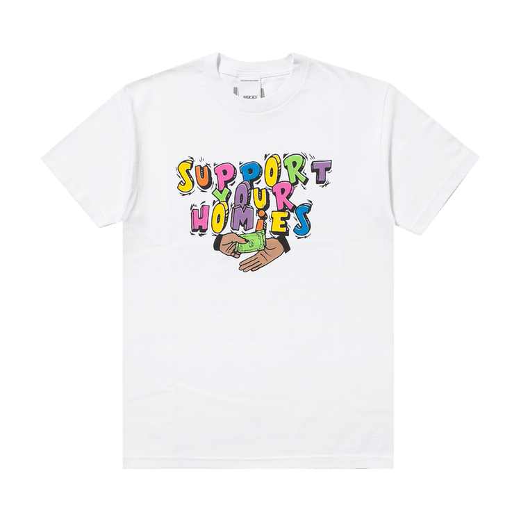 Bricks & Wood Support Your Homies Tee "White"